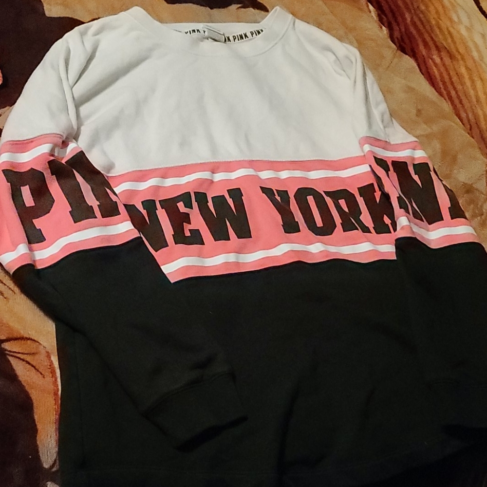 Pink sweat shirt